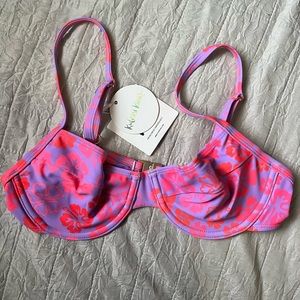 KULANI KINIS - Cherry Berry Underwire Bikini Top
